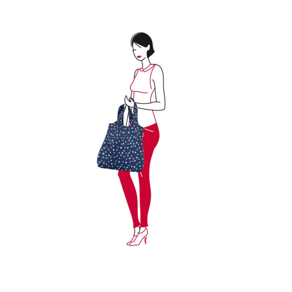 Mini maxi shopper „Spots Navy“ - Image 3