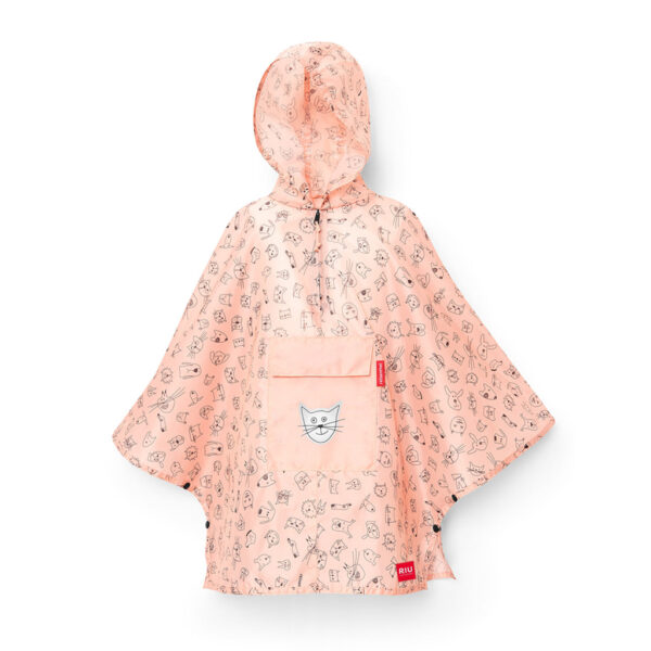 Mini Maxi Poncho Kids „Cats & Dogs“ – Bild 2
