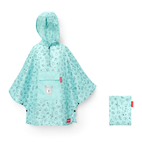 Mini maxi poncho for children „Cats & Dogs“