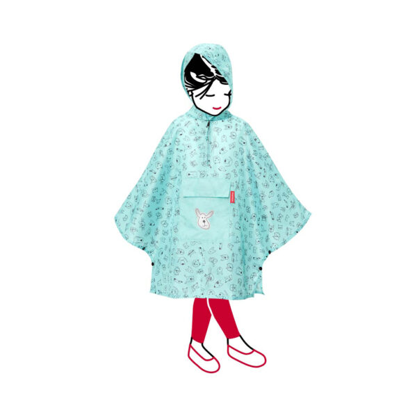 Mini maxi poncho for children „Cats & Dogs“ - Image 4